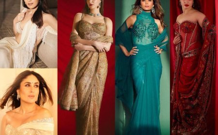 Kareena Kapoor Khan to Radhikka Madan: Btown Fashionistas who gave saree the off shoulder pallu twist!