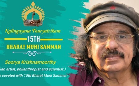 Soorya Krishnamoorthy to be coveted with 15th Bharat Muni Samman