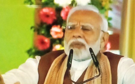 ପ୍ରଧାନମନ୍ତ୍ରୀ ନରେନ୍ଦ୍ର ମୋଦିଙ୍କୁ ଭବ୍ୟ ସ୍ବାଗତ