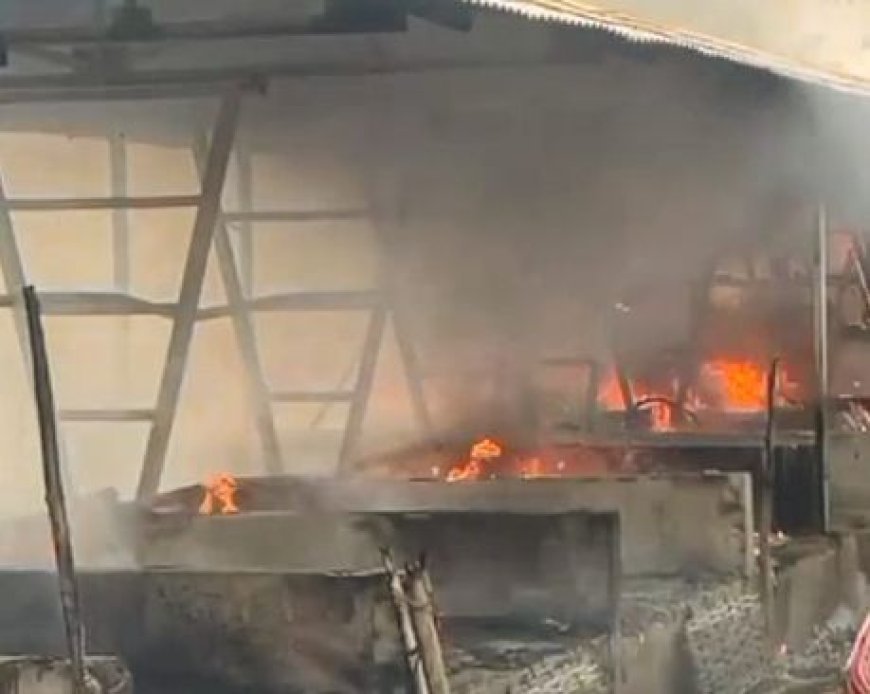 ଅନୁଗୁଳ ପରିବା ମାର୍କେଟରେ ଅଗ୍ନିକାଣ୍ଡ