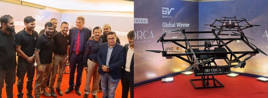 Odisha-based Bon V Aero launches India’s first fully Autonomous Logistics Drone ‘Air Orca’