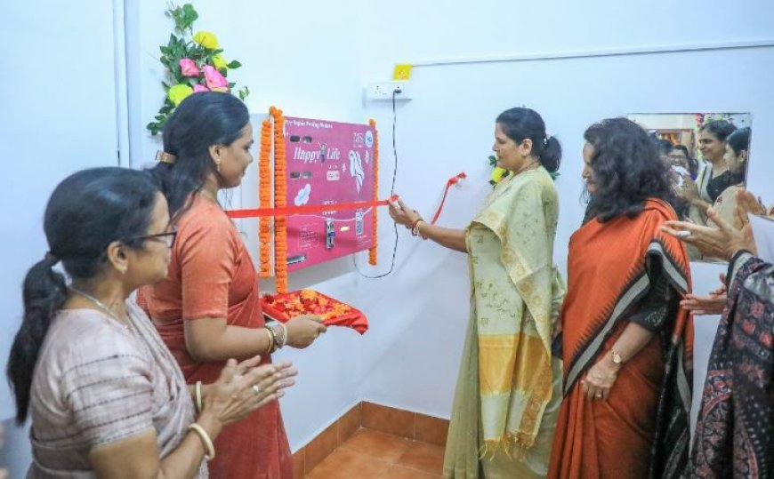 Sanitary Napkin Vending Machines & Sanitary Napkin Disposal Machines installed in selected toilets of Lok Seva Bhawan