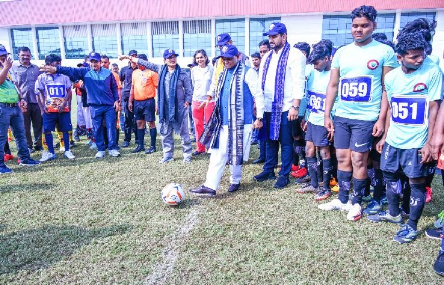 ରାଜ୍ୟସ୍ତରୀୟ କ୍ରୀଡା ମହୋତ୍ସବ ‘ଉତ୍ସାହ’ ଉଦ୍‌ଘାଟିତ; ଯୋଗଦେଲେ ୧୬୫ଟି ଶିଶୁ ଯତ୍ନ କେନ୍ଦ୍ରର ୫୮୦ ପିଲା