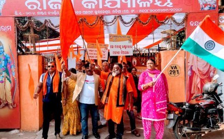କେଶରୀୟା ହିନ୍ଦୁ ବାହିନୀ ଓଡ଼ିଶା କମିଟି ପକ୍ଷରୁ ଏକ ଶାନ୍ତିପୂର୍ଣ୍ଣ ବିକ୍ଷୋଭ ପ୍ରଦର୍ଶନ; ଗୋମାତା ଙ୍କୁ ରାଷ୍ଟ୍ର ମାତାର ମାନ୍ୟତା ଦାବି