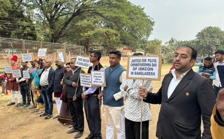 Lok Jagaran Manch stages Dharna, sends memorandum to Bangladesh caretaker government