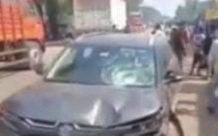 Auto driver killed, ten injured in separate road mishaps
