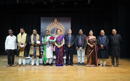 Soorya Krishnamoorthy honoured with Bharat Muni Samman on last day of 15th Bharat Muni Samman closing ceremony