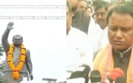 Odisha CM inaugurates bronze statue of Bharat Ratna Atal Bihari Vajpayee