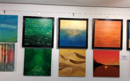 Paintings by renowned artists on display at art exhibition in Kolkata