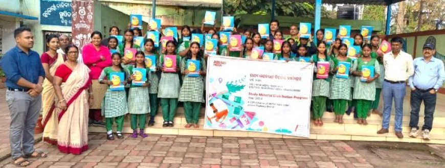 AM/NS India equips rural students with study material