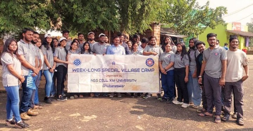 ସଶକ୍ତ ସମାଜ ପାଇଁ ଏକ୍ସଆଇ ଏମ୍ ବିଶ୍ଵବିଦ୍ୟାଳୟର ଏନ଼ ଏସ୍ଏସ୍ ଶାଖା ପକ୍ଷରୁ ନିରଞ୍ଜନପୁର ଗ୍ରାମରେ ସପ୍ତାହବ୍ୟାପି ଶିବିର ଆୟୋଜିତ