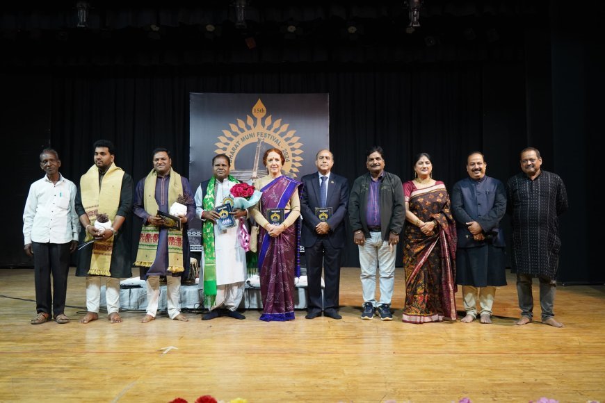 Soorya Krishnamoorthy honoured with Bharat Muni Samman on last day of 15th Bharat Muni Samman closing ceremony