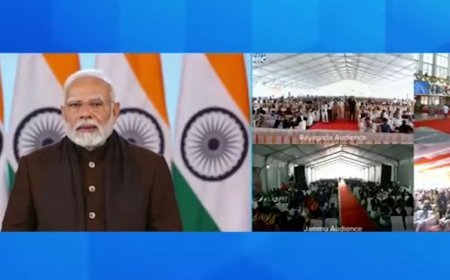 PM Modi lays foundation for Rayagada Railway Division, major railway projects across India