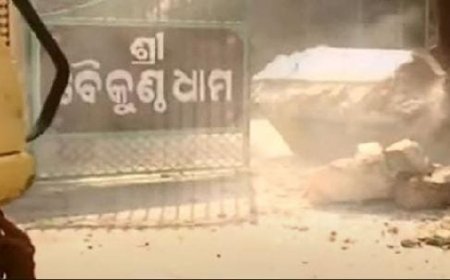Controversial Baikuntha Dham Ashram razed to ground