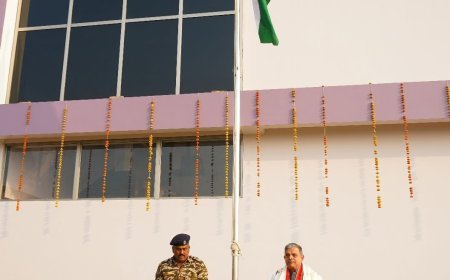 RSS Sarkaryavah unfurls Tri-colour in Manipur