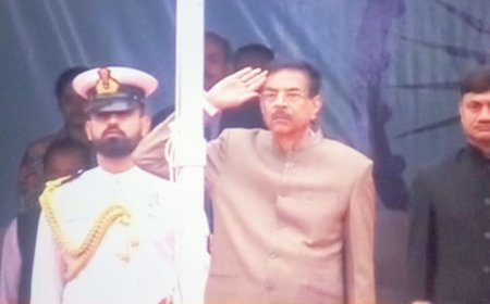 Odisha Governor unfurls national flag in Bhubaneswar