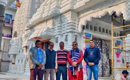 Hectic Preparations on for Pran Pratishtha Ceremony at Noida Jagannath Temple