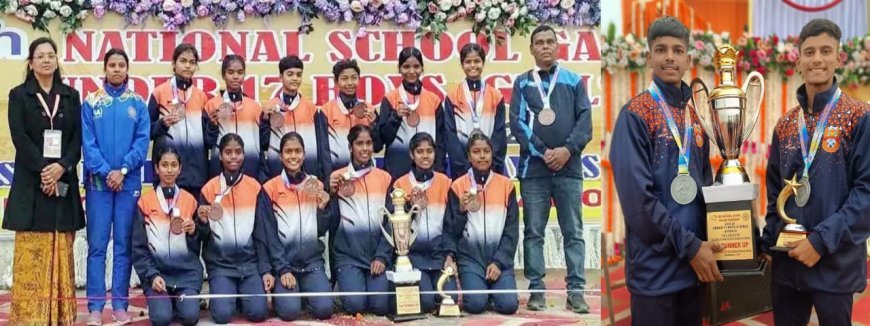 Odisha AM/NS India Kho Kho High-Performance Centre athletesshine at SGFI Under-17 National Championship