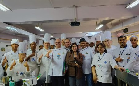 10 young chefs battle out in Round 1 of 11th IIHM Young Chef Olympiad at Bengaluru
