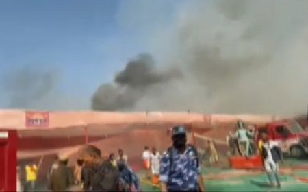 Fire breaks out at Maha Kumbh Mela area in Prayagraj