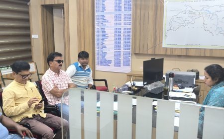 Delegation Meets Superintending Engineer on Sundargarh Ring Road Project