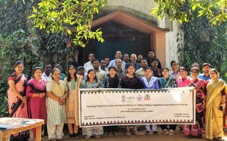 Training on Natural Farming for Odisha State, District Officials