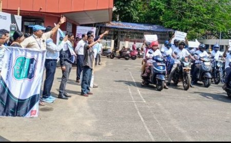 Bike Rally & Signature Campaign organized to promote responsible driving