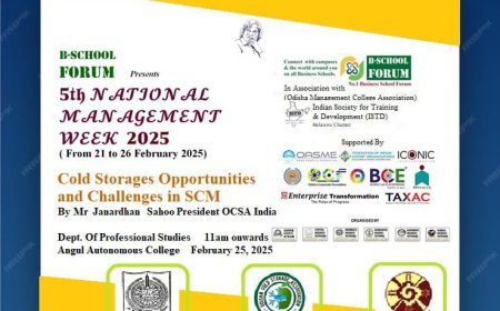 OCSA of India stated cold storage warehousing is need of the hour at B-School Forum 5th National Management Week Conclave