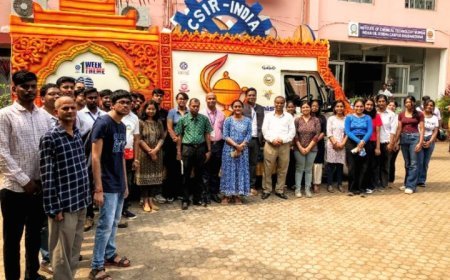 Vigyan Rath launched by CSIR-IMMT travelled across Odisha to promote Science & Innovation