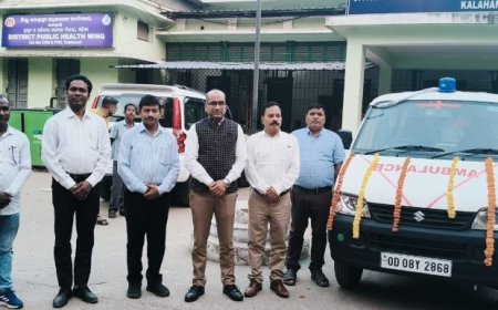 ଲାଞ୍ଜିଗଡ ଓ କେସିଙ୍ଗା ପାଇଁ ଦୁଇଟି ଆମ୍ବୁଲାନ୍ସ ଲୋକାର୍ପିତ