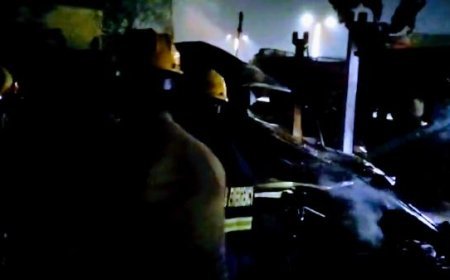 Fire engulfs three shops