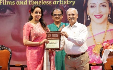 Hema Malini inspires audience at Sri Sri University with reflections on her artistic journey