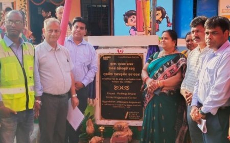 Model Anganwadi Centre by AM/NS India inaugurated in Paradeep