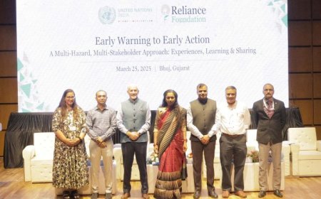 Innovative, Accessible, Actionable Early Warning Solutions highlighted at Reliance Foundation–UN India Disaster Management convening in Gujarat