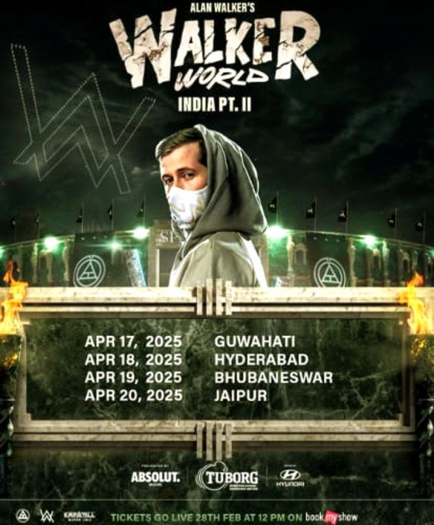 Alan Walker makes history; extends record-shattering India domination with four new cities this April