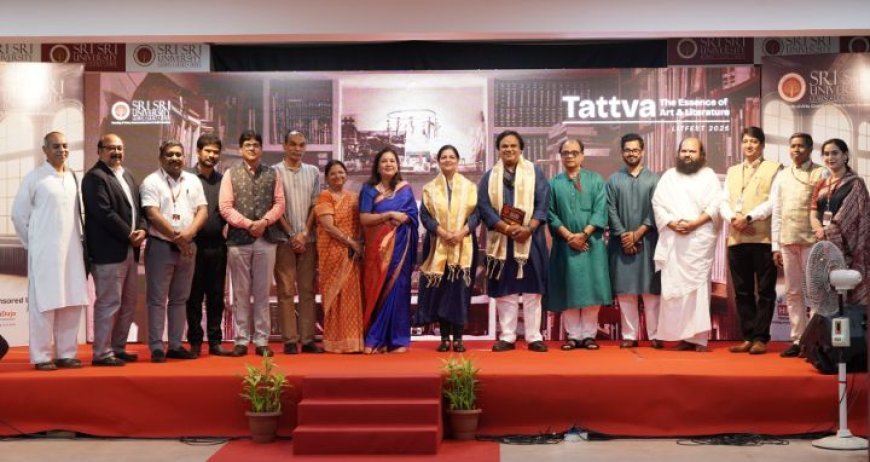 Sri Sri University hosts Art & Literature Fest 2025 "Tattva: The Essence of Art & Literature"