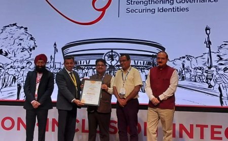 OCAC receives dual honours from UIDAI at Aadhaar Samvaad 2025