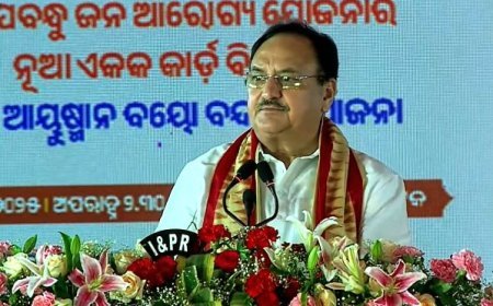 JP Nadda launches Ayushman Bharat PM-JAY in Odisha