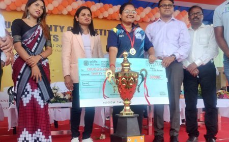 ओडिशा अंतर-विश्वविद्यालय खेलकूद प्रतियोगिता सम्पन्न: फकीर मोहन विश्वविद्यालय की पुरुष वॉलीबॉल टीम बनी चैंपियन