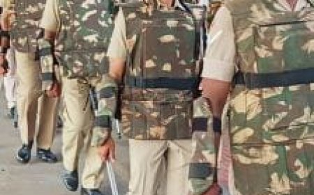 RPF conducts flag march at Bhubaneswar railway station in aftermath of Pahalgam terror attack