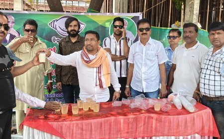 Sarbat Distribution Camp: A Step Towards Better Public Health