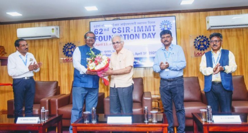 CSIR-IMMT Celebrates 62nd Foundation Day with Visionary Lecture on Nation-Building through Science