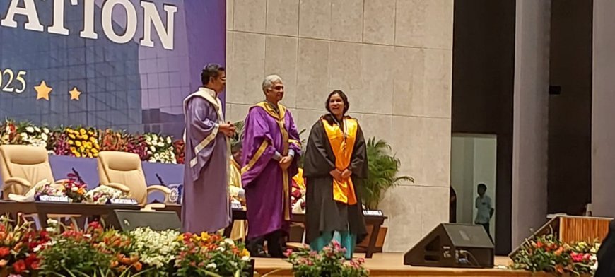 XIM University hosts its 9th Undergraduate Convocation in grand manner, 560 students conferred degrees