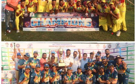 IDCA 6th One-Day National Zonal Cricket Championship for Deaf concludes with felicitation ceremony