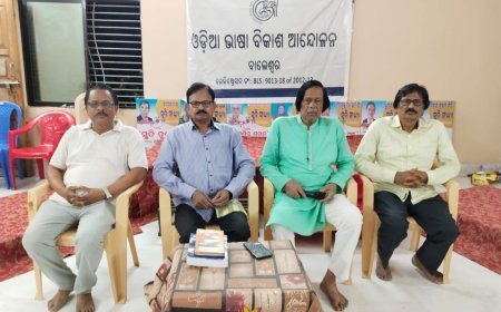 Discussion on Dinakrushna Held on the Seventh Day of 'Bhasapakshya' by Odia Bhasa Vikash Andolan (OBBA)