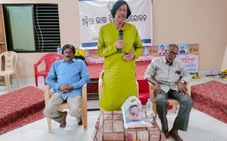 Panel Discussion on “Radha-Krishna Prem in the Enrichment of Odia Language” Held on the Tenth Day of Bhashapaksha Observance by OBBA