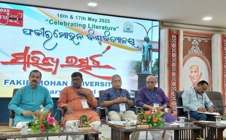 First Literary Festival Inaugurated at Fakir Mohan University