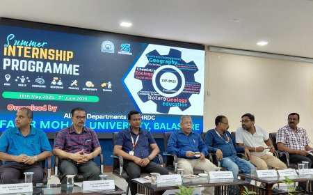 20-Day Summer Training Program Begins at Fakir Mohan University : Over 300 Undergraduate Students Participate