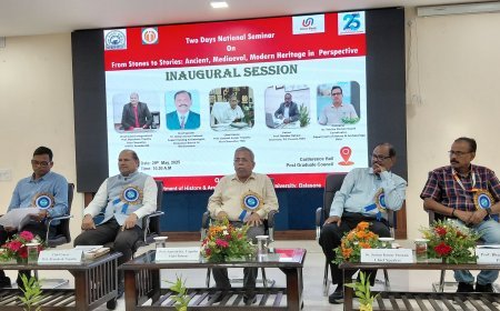 A two-day National Seminar 'From Stone to Story' Begins at Fakir Mohan University
