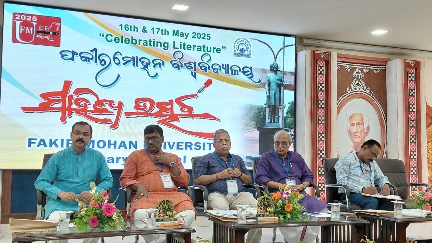 First Literary Festival Inaugurated at Fakir Mohan University